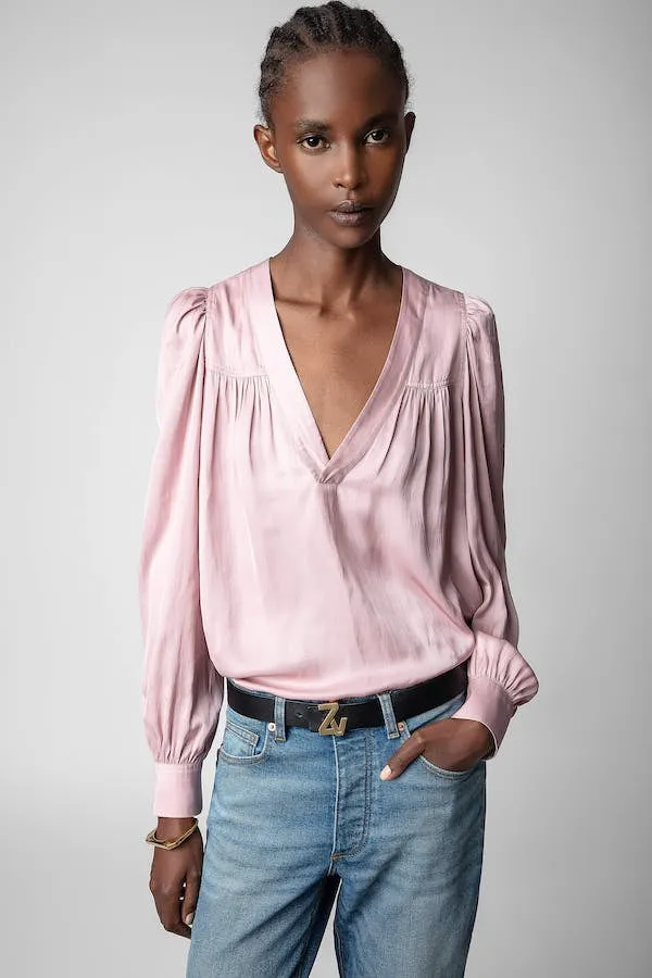 Telia Blouse Deep Parme