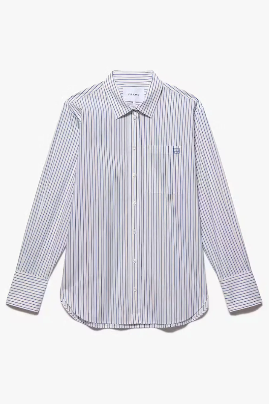 The Oversized Shirt Cobalt Multi